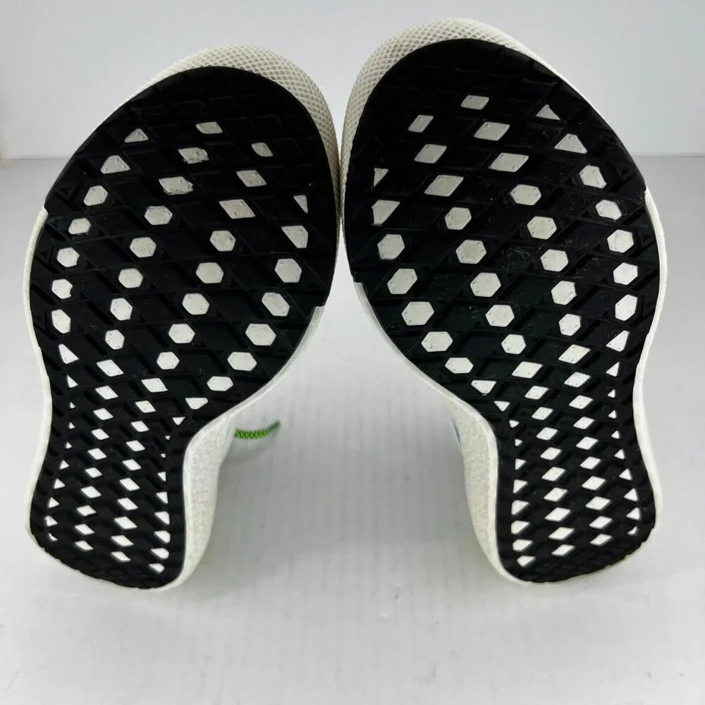 Vans Unisex 721356 Exo Neon White Blue Ultra Range Size M4.5 W6 Running Shoes - Picture 8 of 9